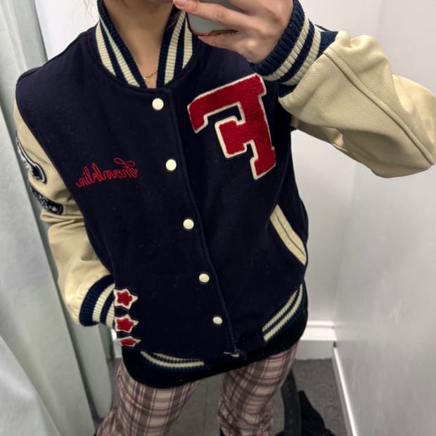 Franklin&Marshall 네이비 바시티 자켓