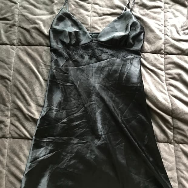 블랙 레이스 슬립