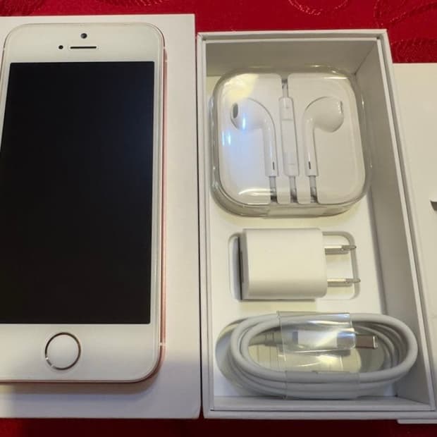 (풀박) 아이폰 SE 로즈골드 16GB(일본 구매 순정품, 짜깁기 X)
