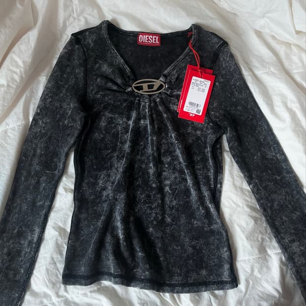 DIESEL Long Sleeve Dark Gray