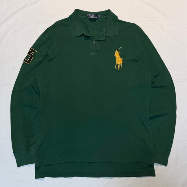 폴로 랄프로렌 빅포니 치프키프 롱슬리브 카라티 말차 그린