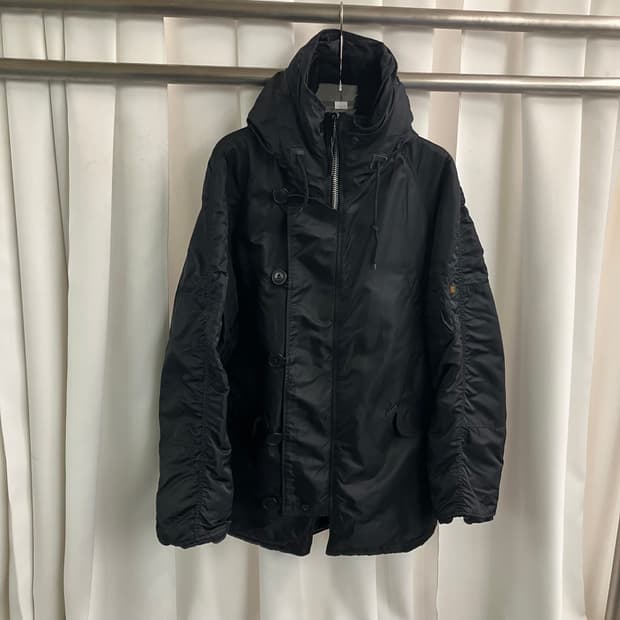 알파인더스트리 블랙 N3B 파카 M