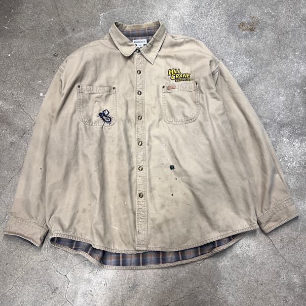 Handmade 칼하트 워크 셔츠 자켓