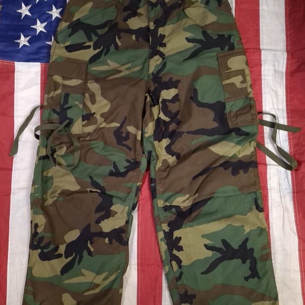 새제품 오리지날 미군 우드랜드 M-65 카고바지
