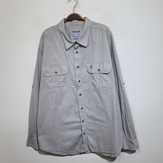 (4XL) 칼하트 빅사이즈 남방 포켓 셔츠 아메카지 캐주얼 