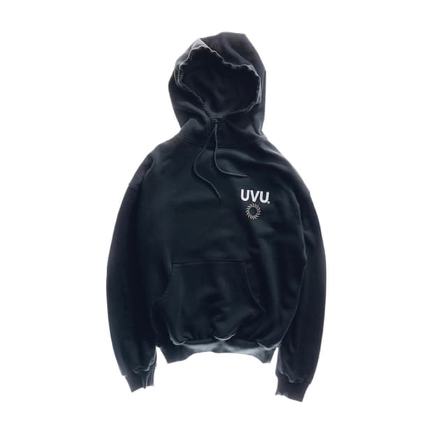 [새상품] UVU 인시그니아 후드 (블랙 / L) 