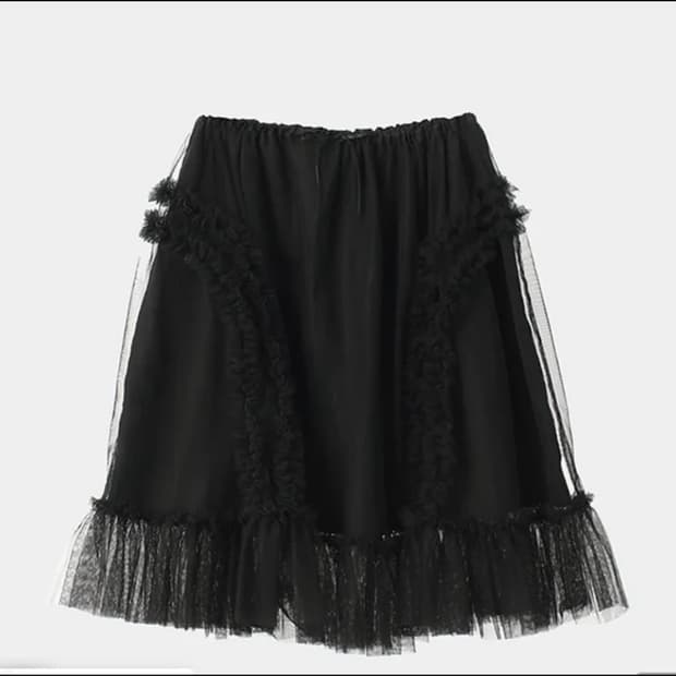 생긴스튜디오 샤스커트 블랙