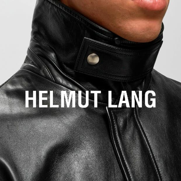 헬무트랭/변형 레더 자켓