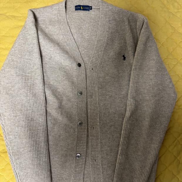 폴로 니트 가디건