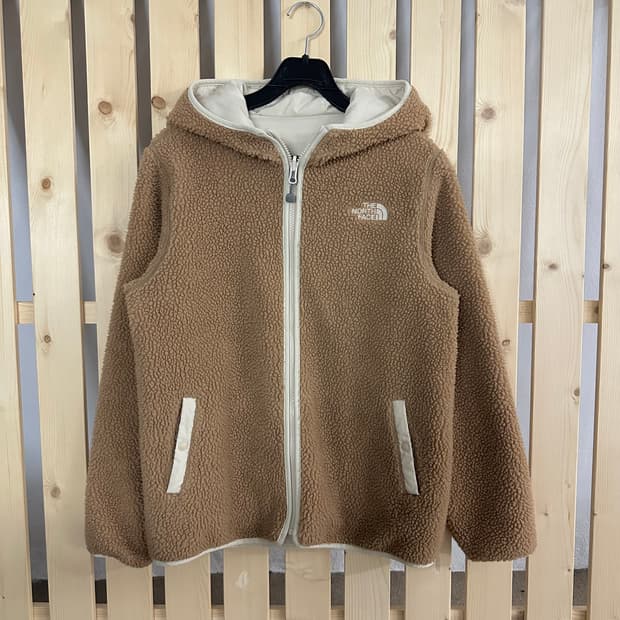 (S) 노스페이스 리버시블 양면 플리스 후리스 후드 자켓