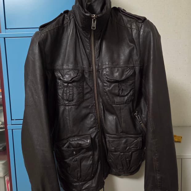 일제 램스킨 레더 자켓 m