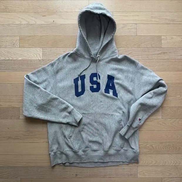 90s champion 챔피온 리버스위브 후드티