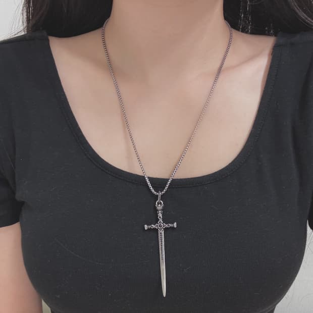로얄 소드 빈티지 목걸이