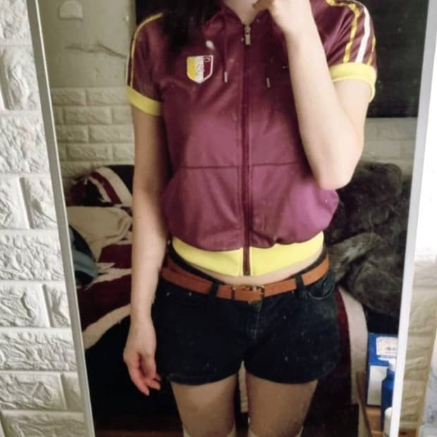 빈티지 보라색 반팔 후드집업 스포츠