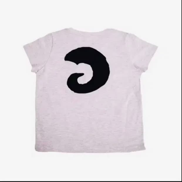 탄산마그네슘 혼 아플리케 티셔츠 라이트 핑크(우먼)