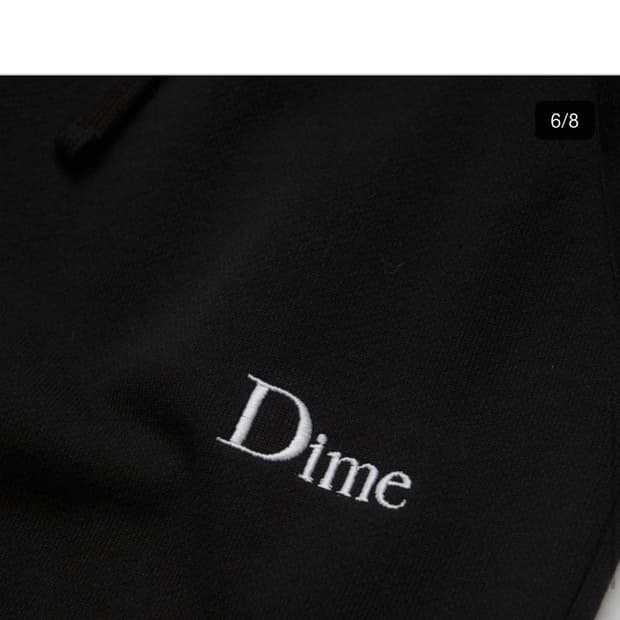 Dime 다임 스웻팬츠 블랙 M
