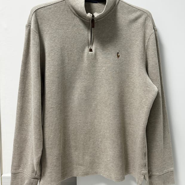 [폴로 랄프로렌] 남성 하프집업 LG사이즈 / 최신라벨 QR인증