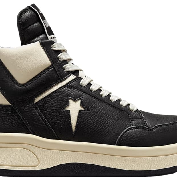 컨버스 x 다크쉐도우 터보웨폰 블랙 크림