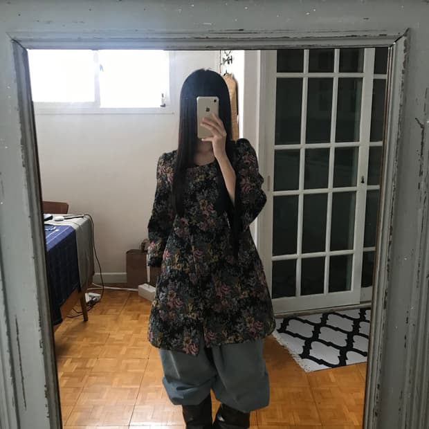 vintage pattern jacket