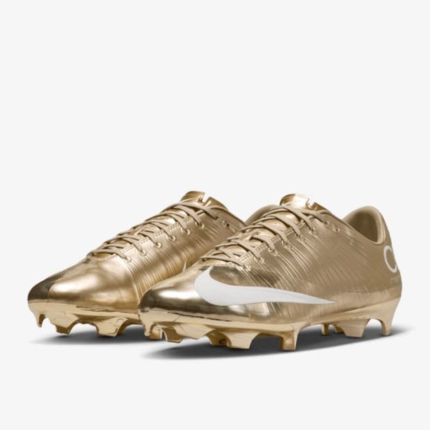 나이키 머큐리얼 슈퍼플라이 RGN FG SE CR7 메탈릭 골드 호날두