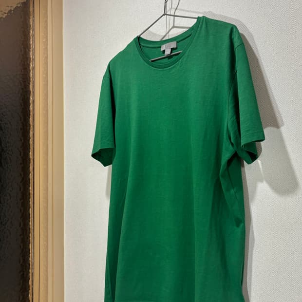 택포/S급) COS 코튼100 그린 반팔 티셔츠 