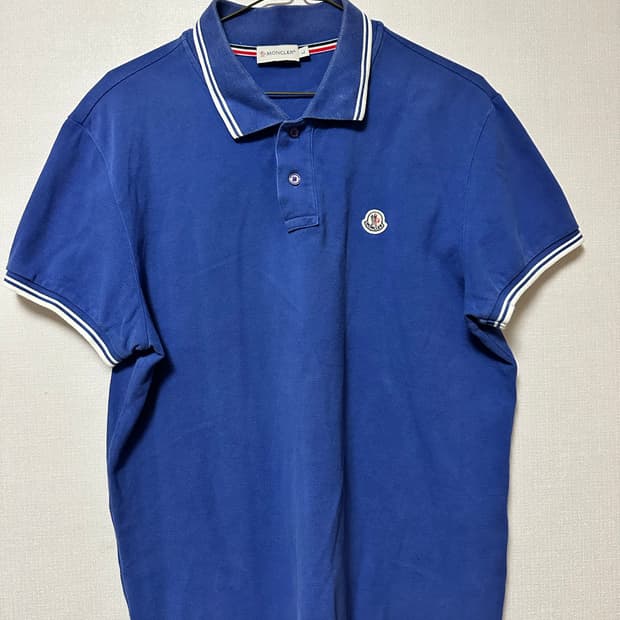 (정품!!) 몽클레르 트리콜로르 카라 폴로 셔츠 L사이즈