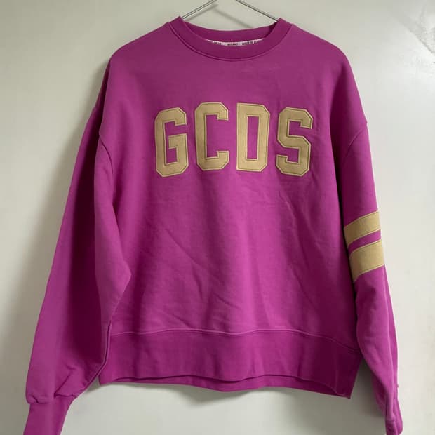 GCDS 로고 스웻셔츠 S