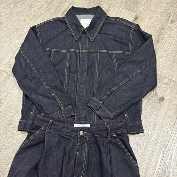 넌블랭크 데님셋업 L