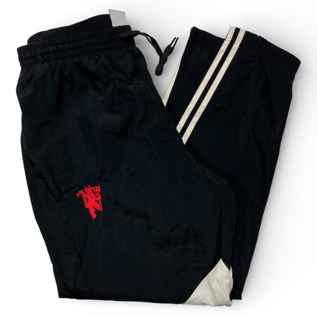 아디다스 맨유 블랙 트레이닝 바지 XL