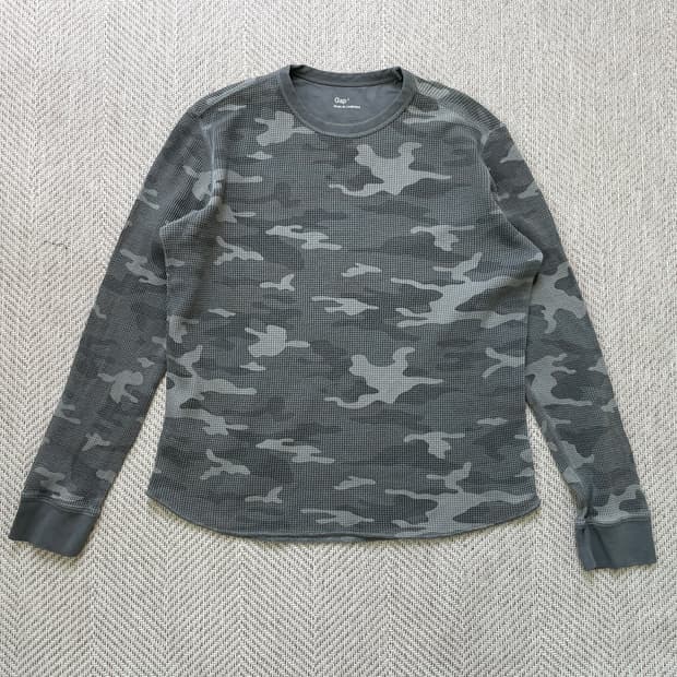 Gap 갭 카모플라주 롱슬리브 