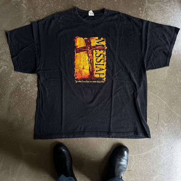 VINTAGE MESSIAH JESUS GRAPHIC TEE