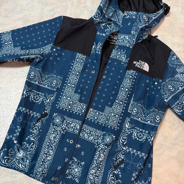 [XL] 노스페이스 노벨티 마운틴 자켓 (바람막이) - 피콕블루