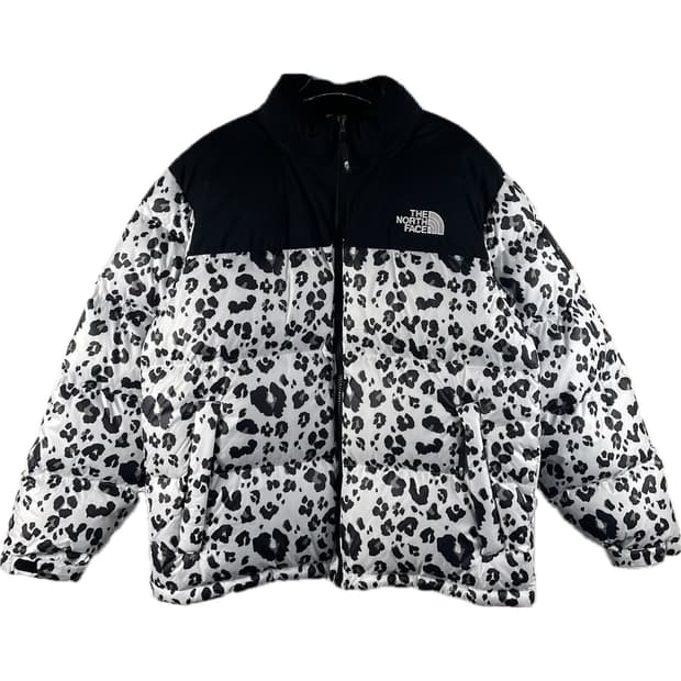 [XXL] 노스페이스 화이트 라벨 스노우 레오파드 프린트 눕시