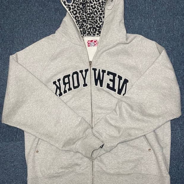 스타팀 뉴욕 후드집업 그레이 L