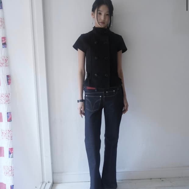 인앤양하모니 청바지 flip denim blue 1사이즈