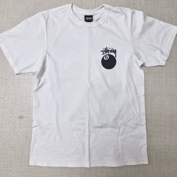 스투시 8볼 반팔티s