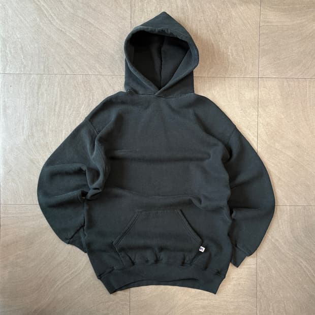 90s Russell 90년대 멕시코 생산 러셀 블랭크 블랙 후디