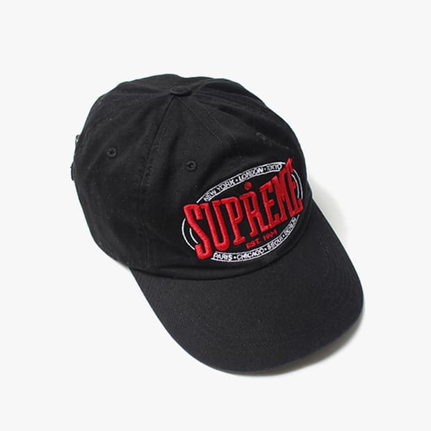  SUPREME "Black Red Cap"
