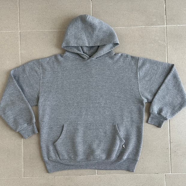 90s 빈티지 러셀 후드 그레이 L USA