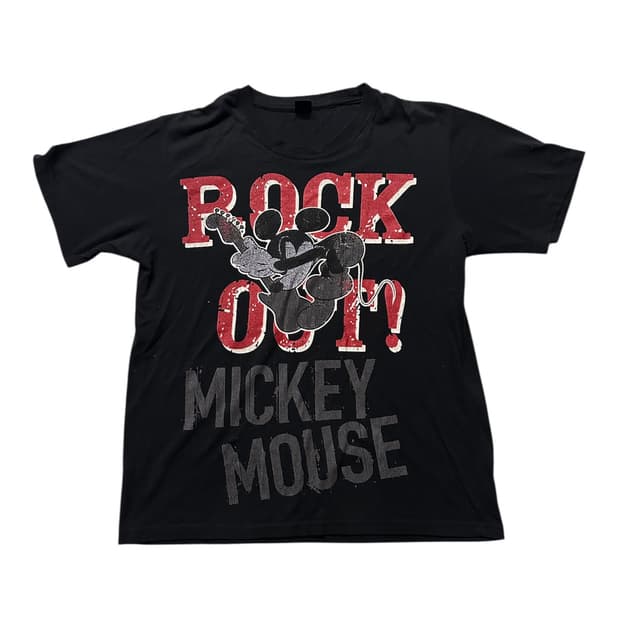 미키마우스 ‘ROCK OUT!’ 티셔츠