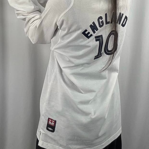 엄브로 잉글랜드 화이트 롱슬리브