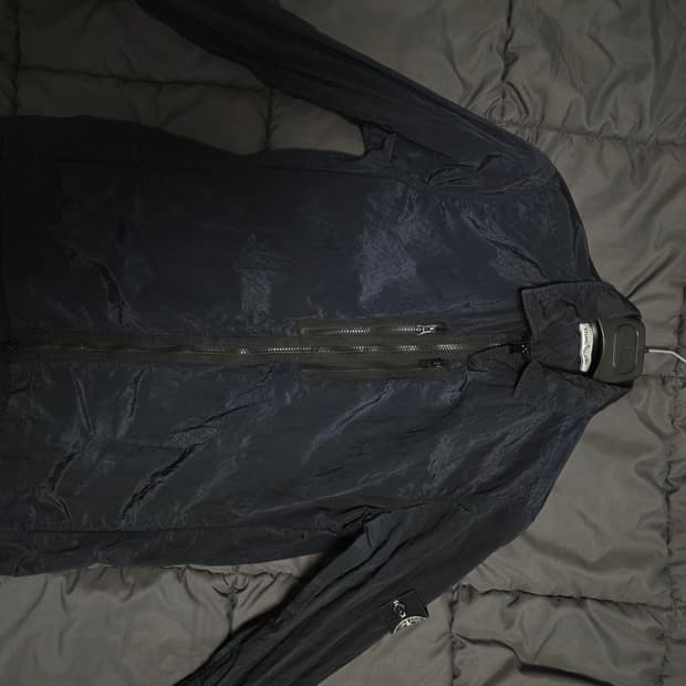 스톤아일랜드 다크네이비 나일론 셔츠 M