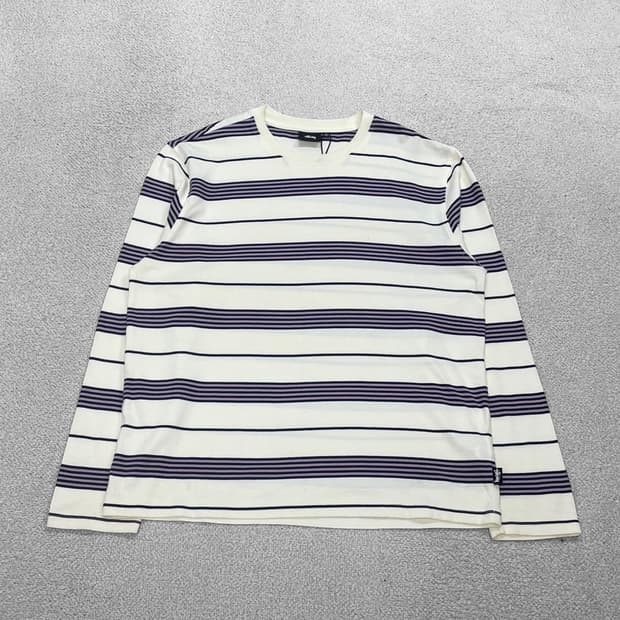 스투시 Stussy 아셀 스트라이프 롱슬리브