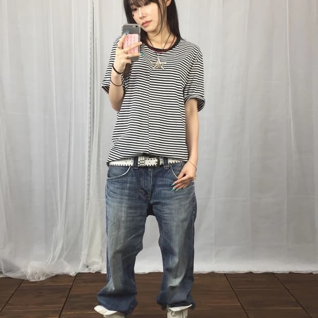 COS Striped Short Sleeve Tee