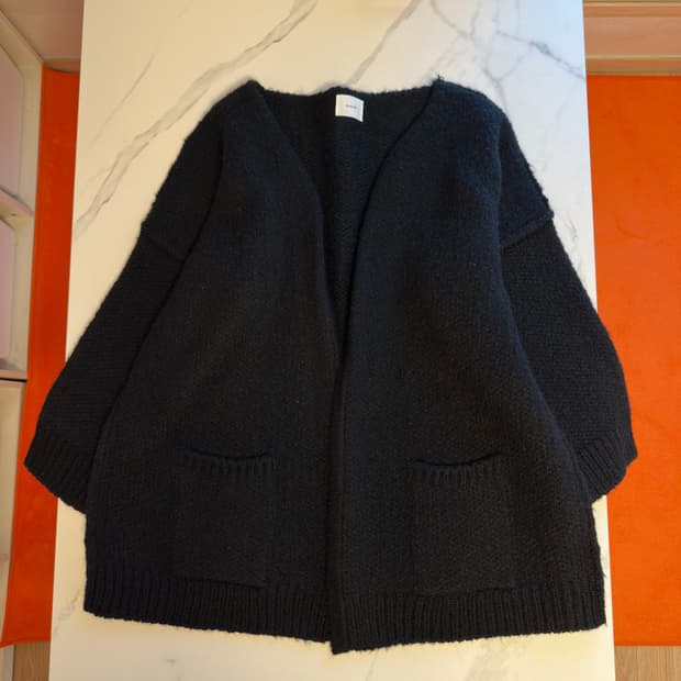 유노이아 eunoia 오버사이즈 니트 롱 가디건