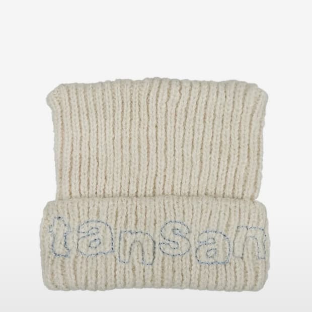 탄산마그네슘 로고 캣 비니 아이보리