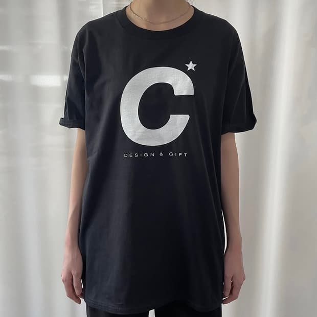 jxcxxx C STAR T-SHIRT black L사이즈