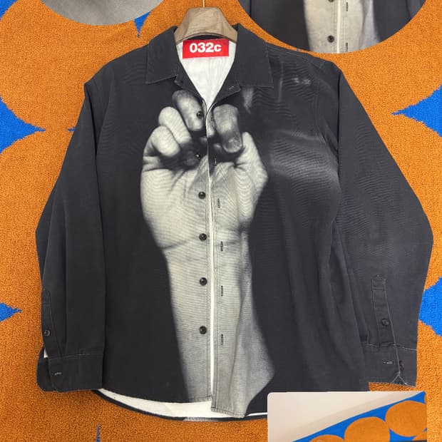 032c 핸드 프린팅 셔츠자켓 From Berlin🇩🇪
