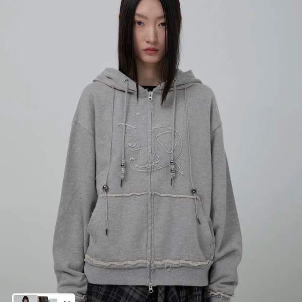 플레어업 레이어드 후드집업 Layered Zip Hoodie