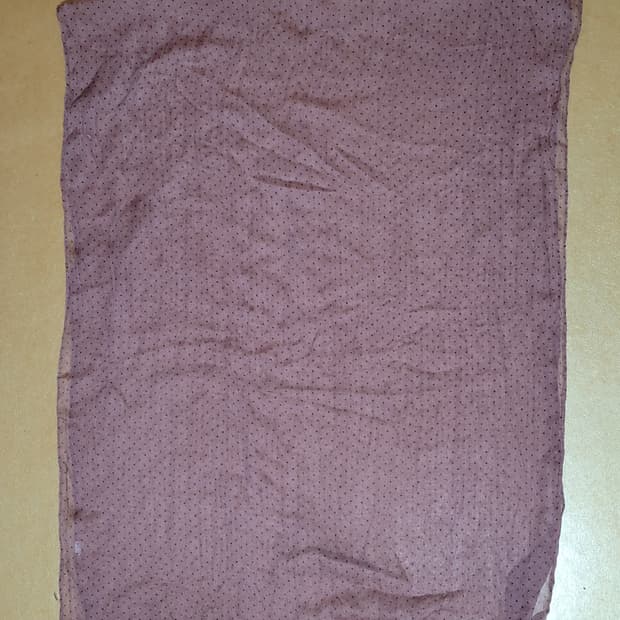 핑크 도트 스카프